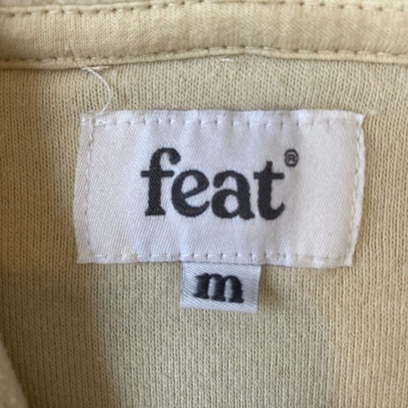 Feat BlanketBlend Pullover Hoodie Oatmilk size medium - Picture 6 of 14
